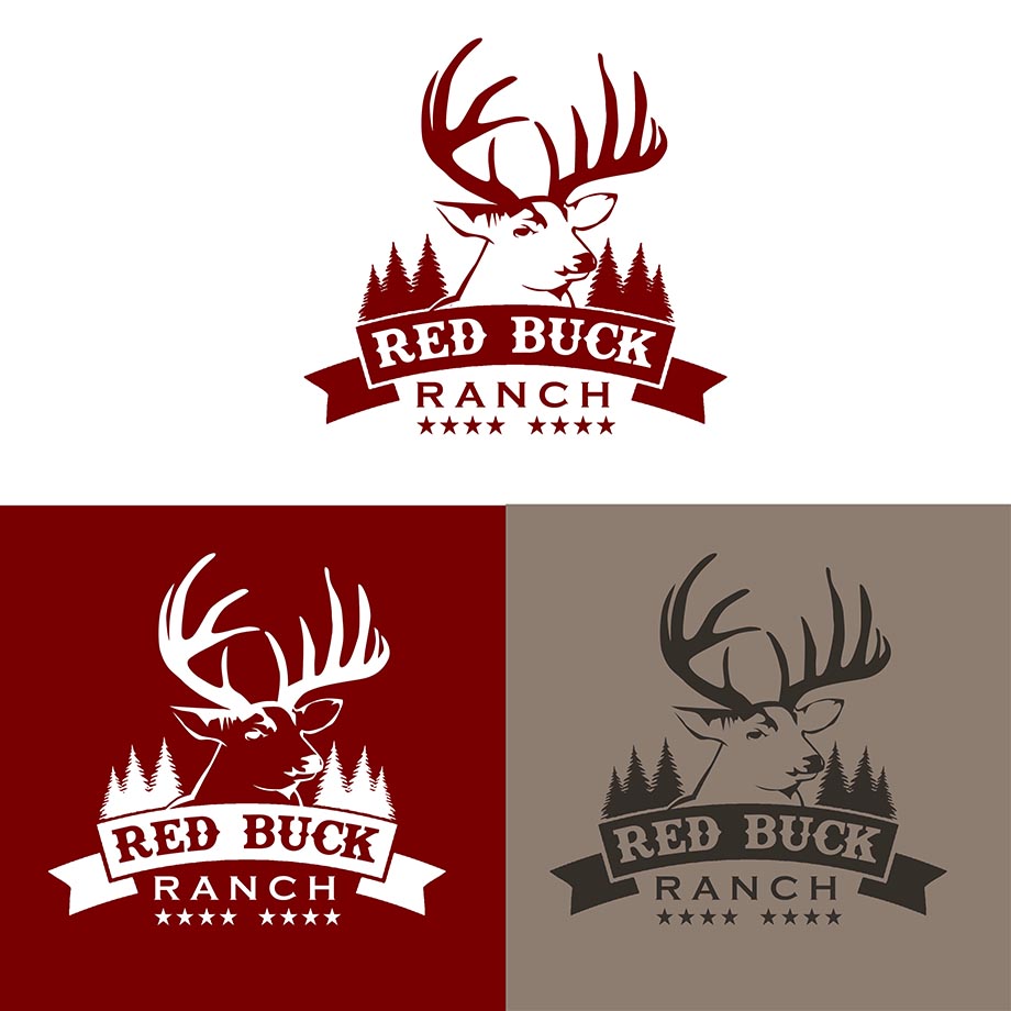 Logo Design by NILDesigns for Red Buck Ranch | Design #17785037