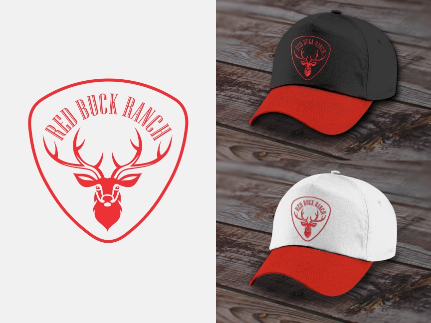 Logo Design by ATUL SOOD for Red Buck Ranch | Design #17846730