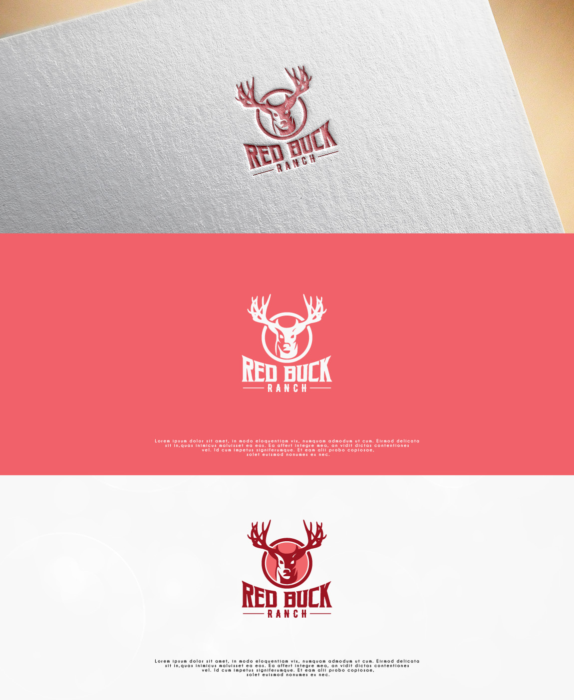 Logo Design by OlgiCh for Red Buck Ranch | Design #17849670