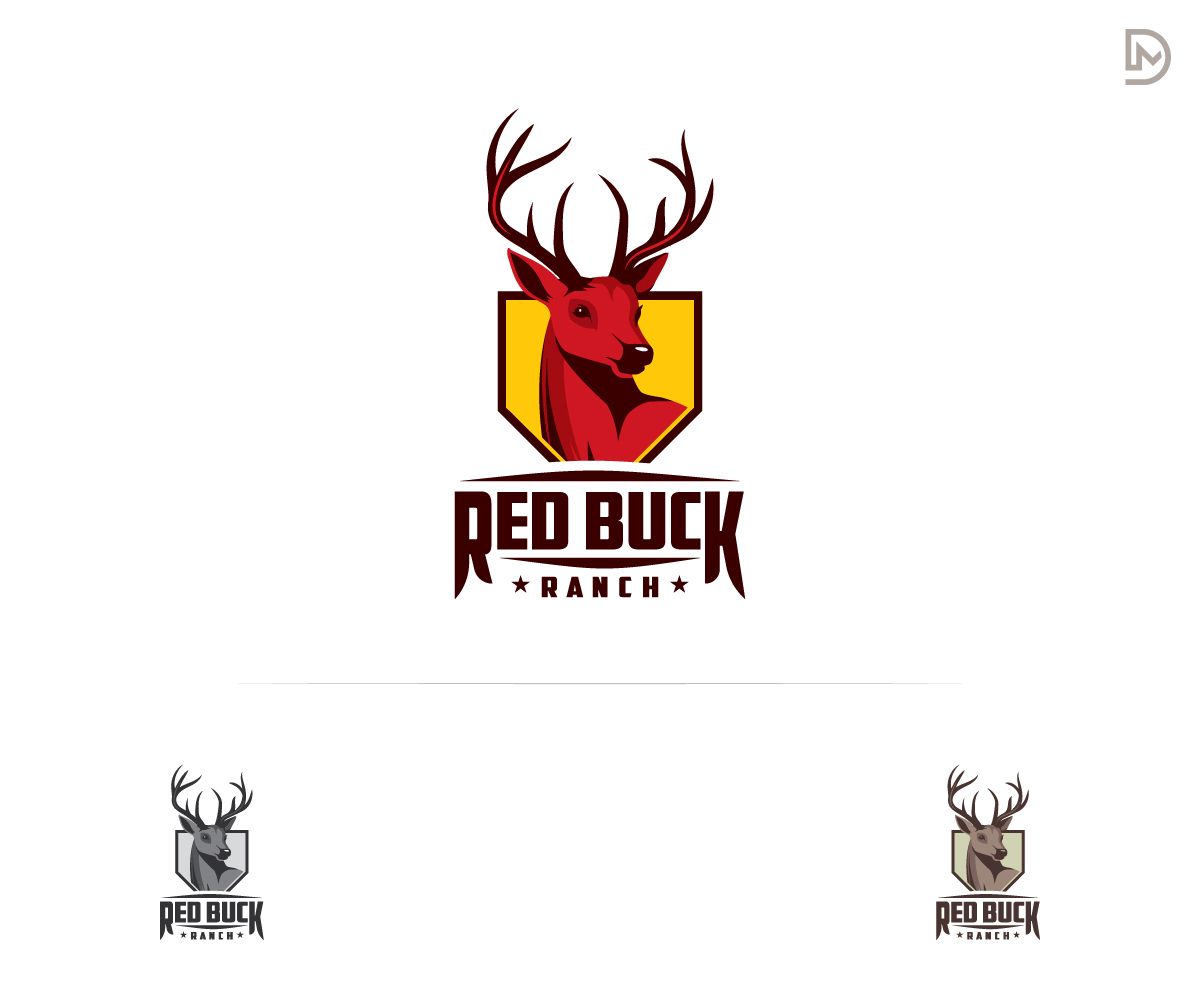 Logo Design by D_Mantra for Red Buck Ranch | Design #17781633