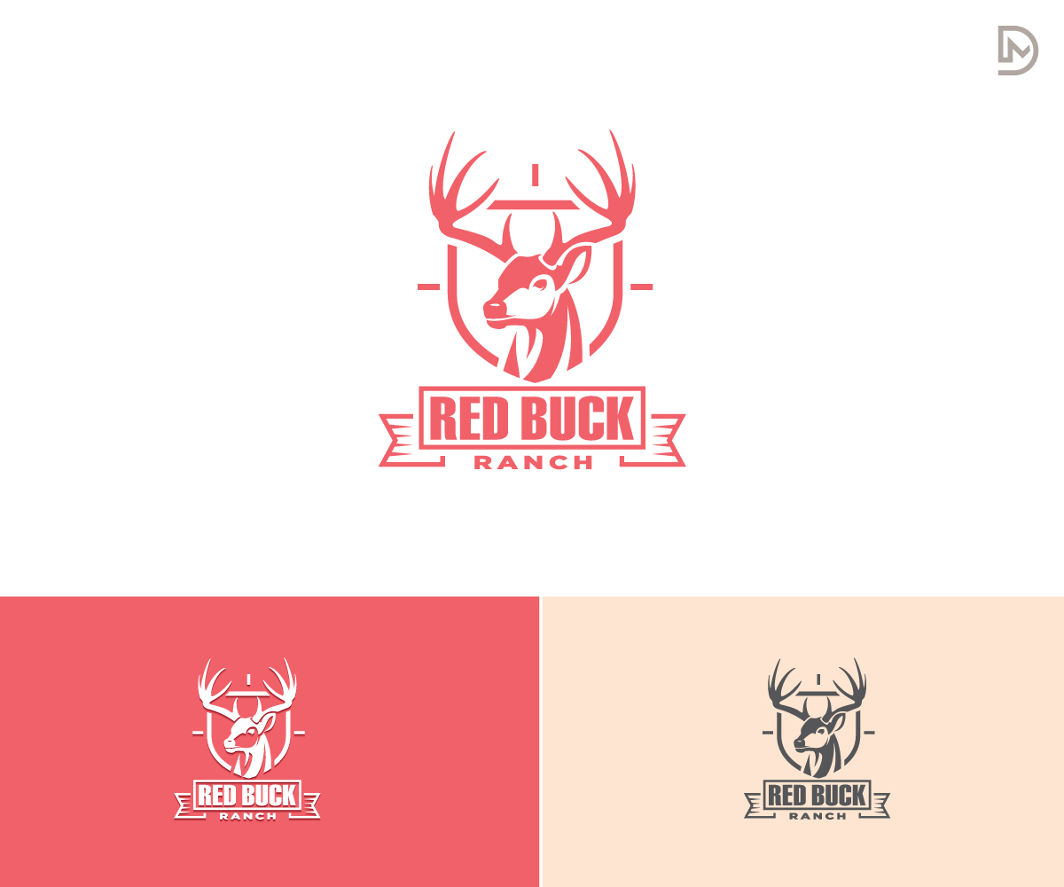 Logo Design by D_Mantra for Red Buck Ranch | Design #17810488