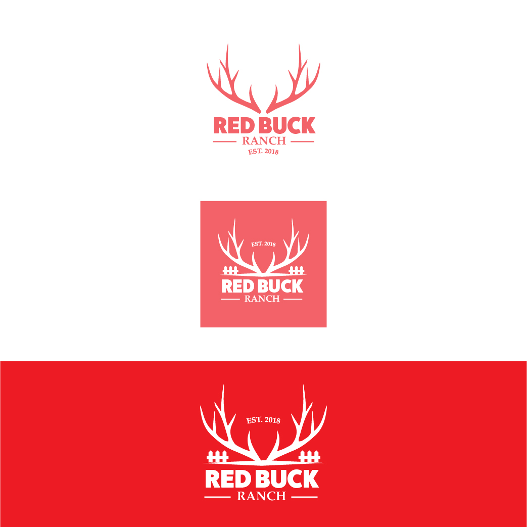 Logo Design by Héctor Casanova for Red Buck Ranch | Design #17847589