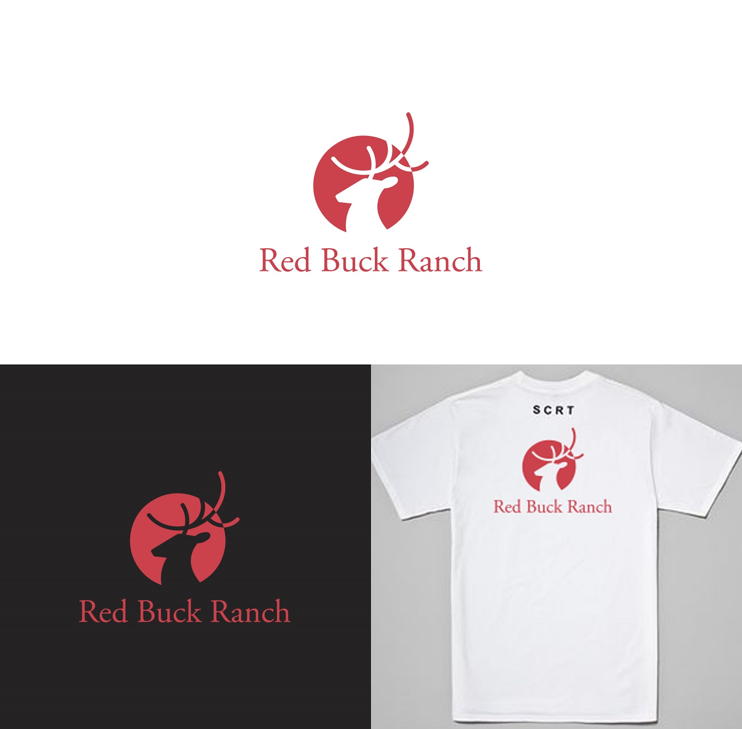 Logo Design by Tripti Ranjan Gain for Red Buck Ranch | Design #17835901