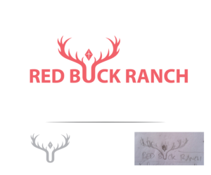 Logo Design by Rawrandrawr for Red Buck Ranch | Design: #17846959