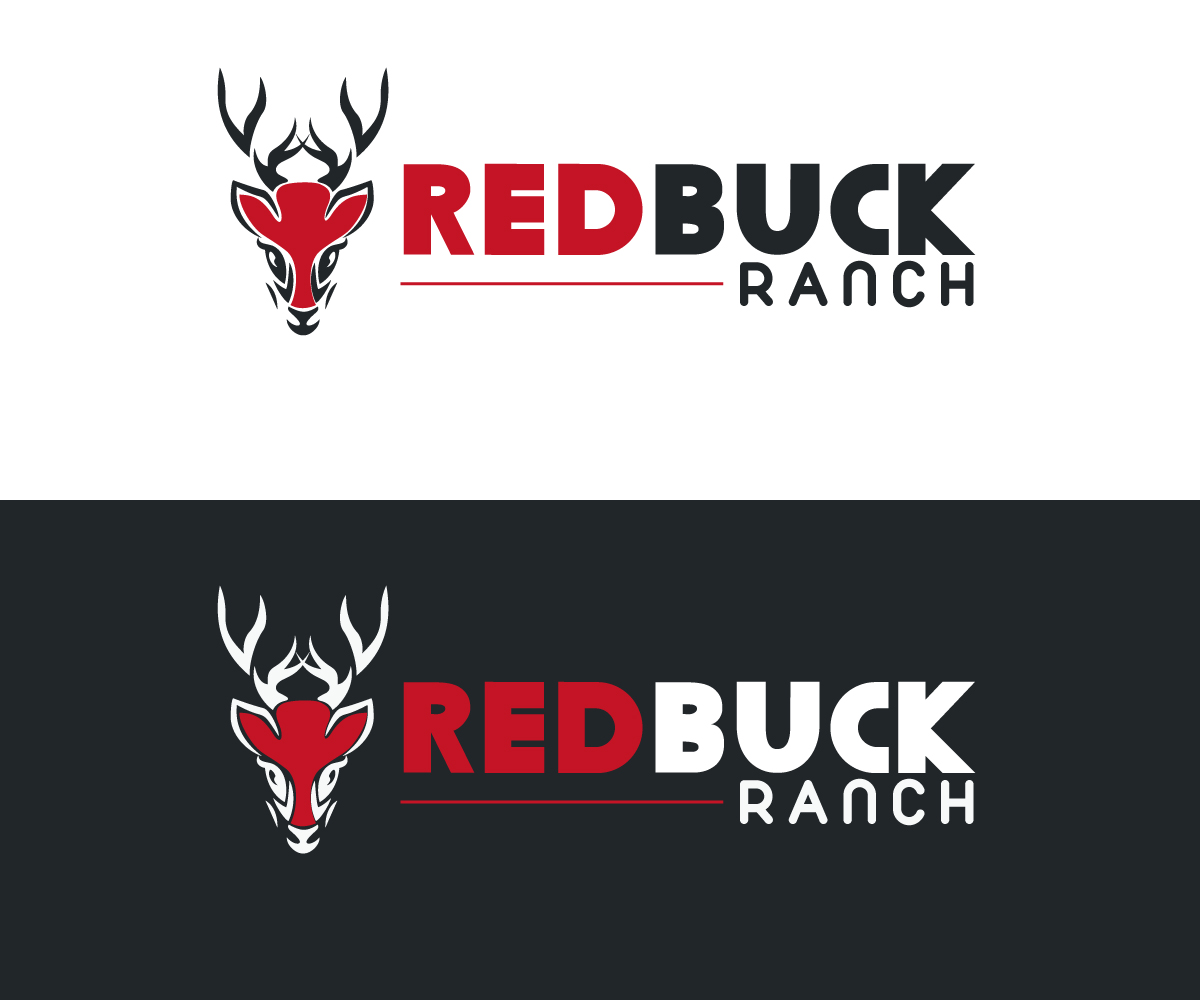 Logo Design by Nurul Amin 3 for Red Buck Ranch | Design #17786756