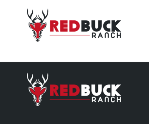Logo Design by Nurul Amin 3 for Red Buck Ranch | Design: #17786756