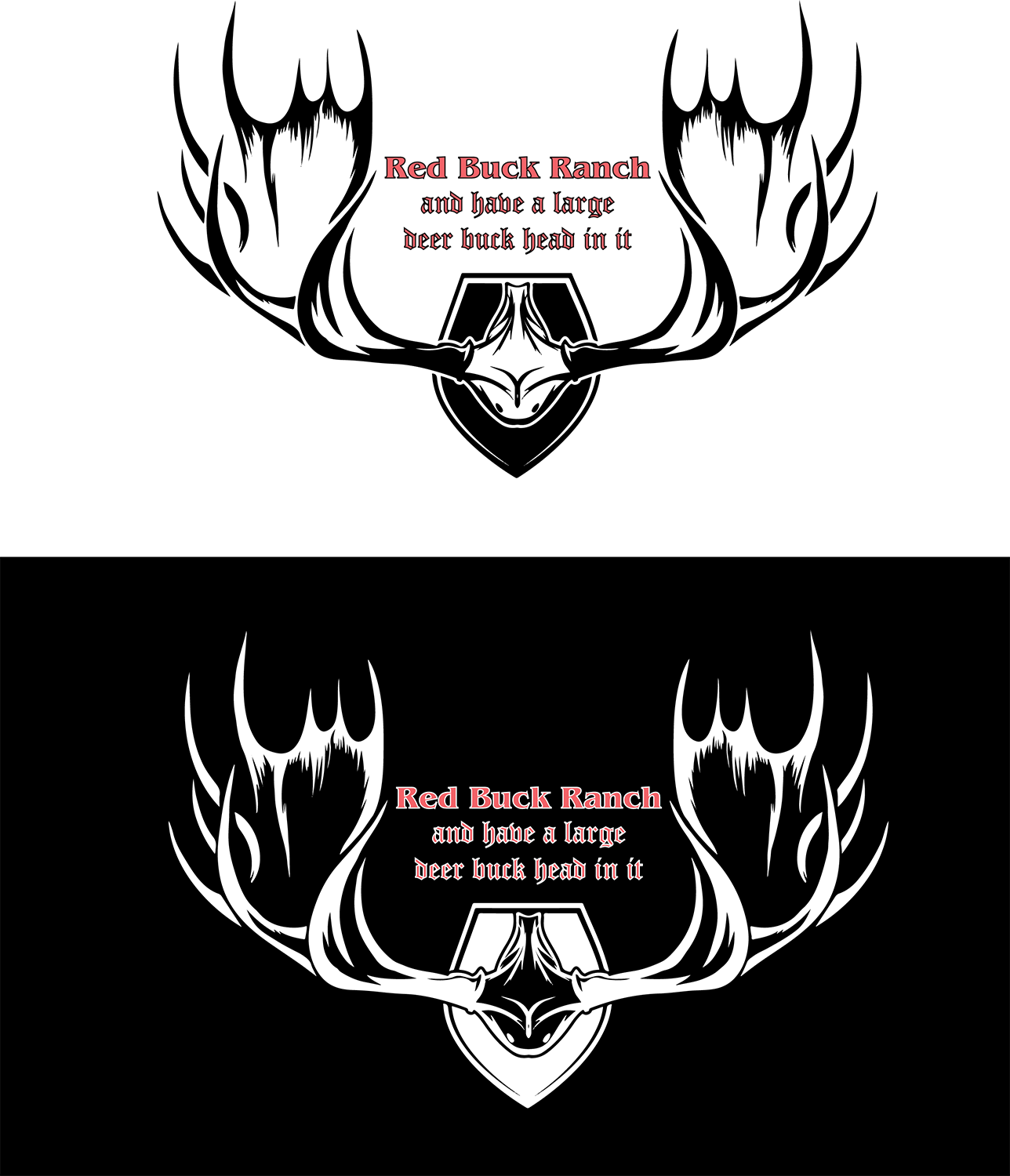 Logo Design by DmitriiV for Red Buck Ranch | Design #17830379