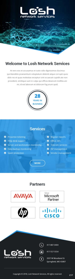 E-Mail Marketing-Design von pb für Losh Network Services | Design: #17789915