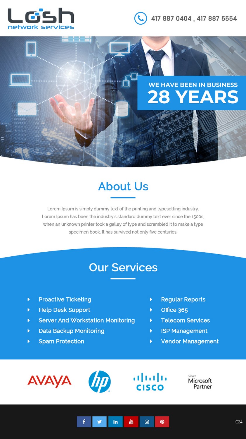 Email Marketing Design by pb for Losh Network Services | Design #17789917