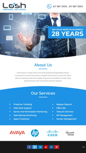 E-Mail Marketing-Design von pb für Losh Network Services | Design: #17789917