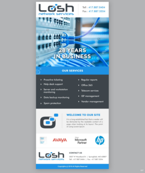 E-Mail Marketing-Design von pb für Losh Network Services | Design: #17789919