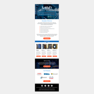 E-Mail Marketing-Design von Ni Oeuvre für Losh Network Services | Design: #17812704