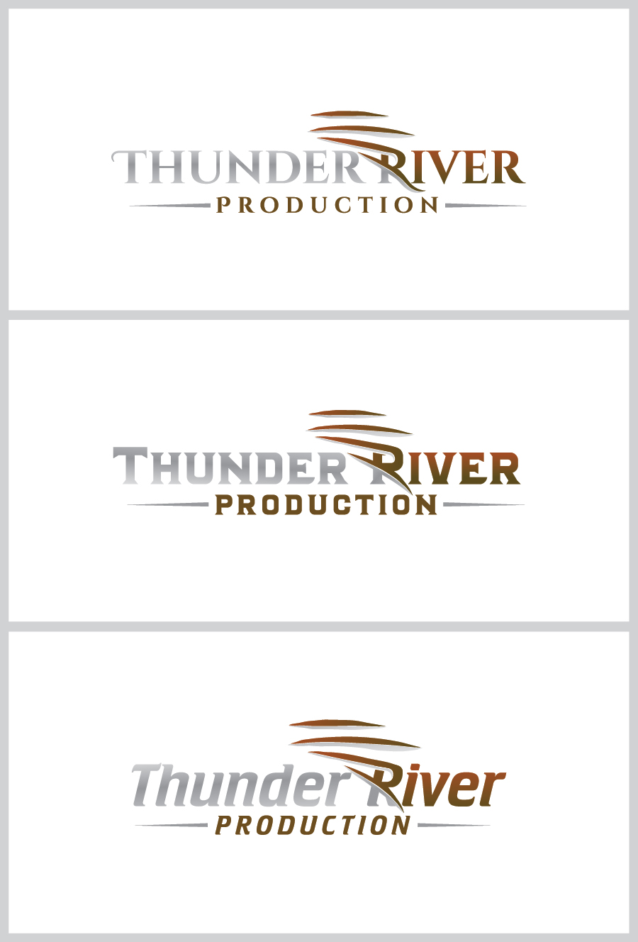 Logo-Design von debdesign für Thunder River Production | Design #17805791