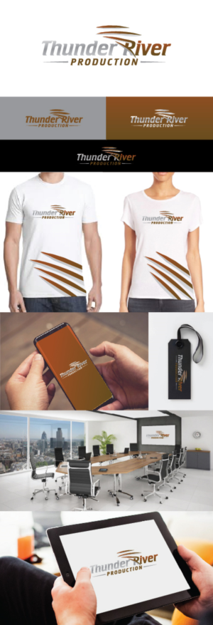 Logo Design by debdesign for Thunder River Production | Design: #17831797