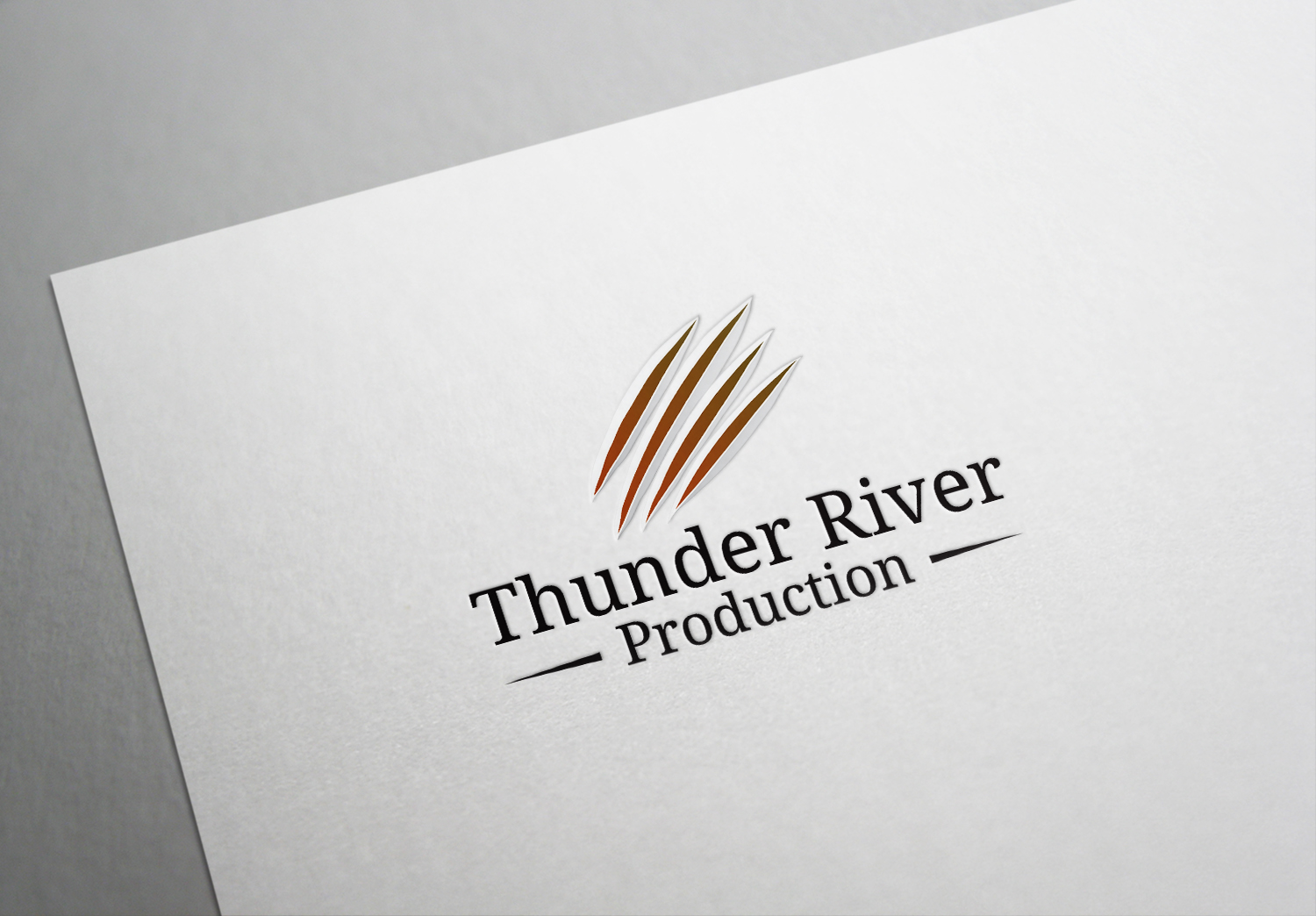 Logo-Design von Deziners Zone für Thunder River Production | Design #17796481