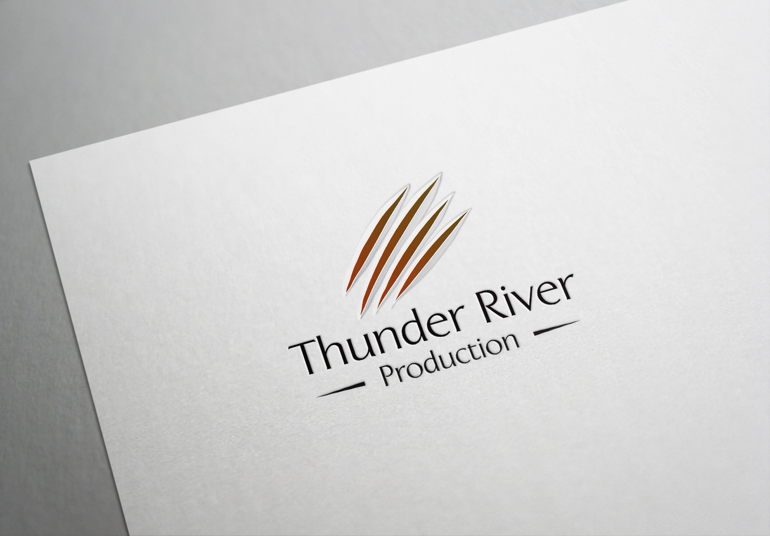 Logo-Design von Deziners Zone für Thunder River Production | Design #17800426
