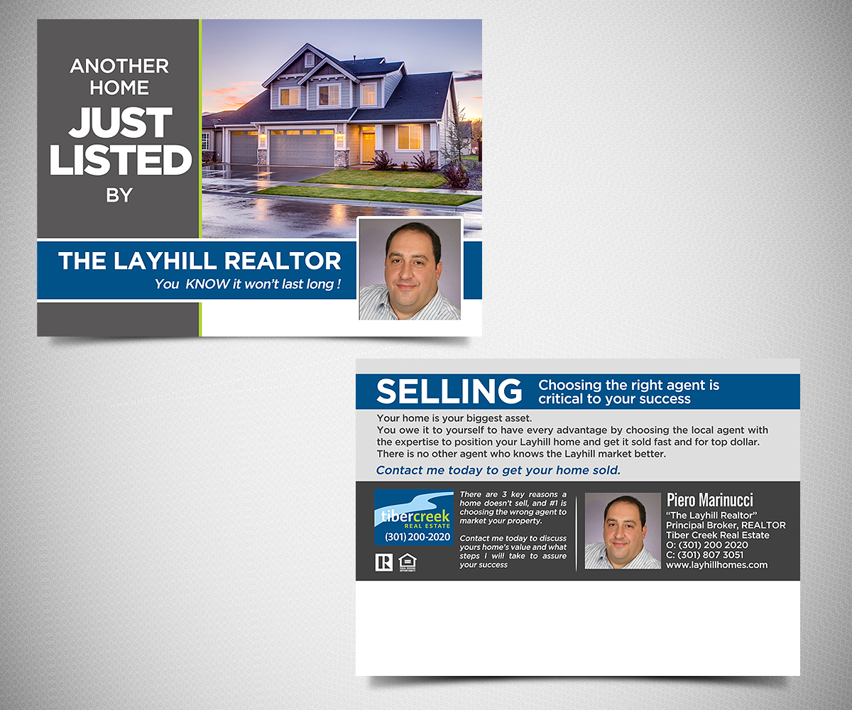 Postcard Design by Designers Hub for Tiber Creek Real Estate | Design #17829398