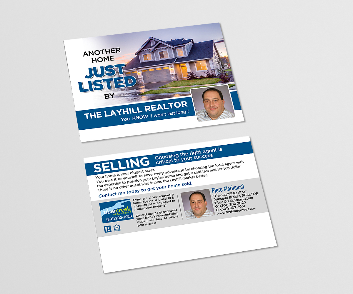 Postcard Design by Designers Hub for Tiber Creek Real Estate | Design #17932909