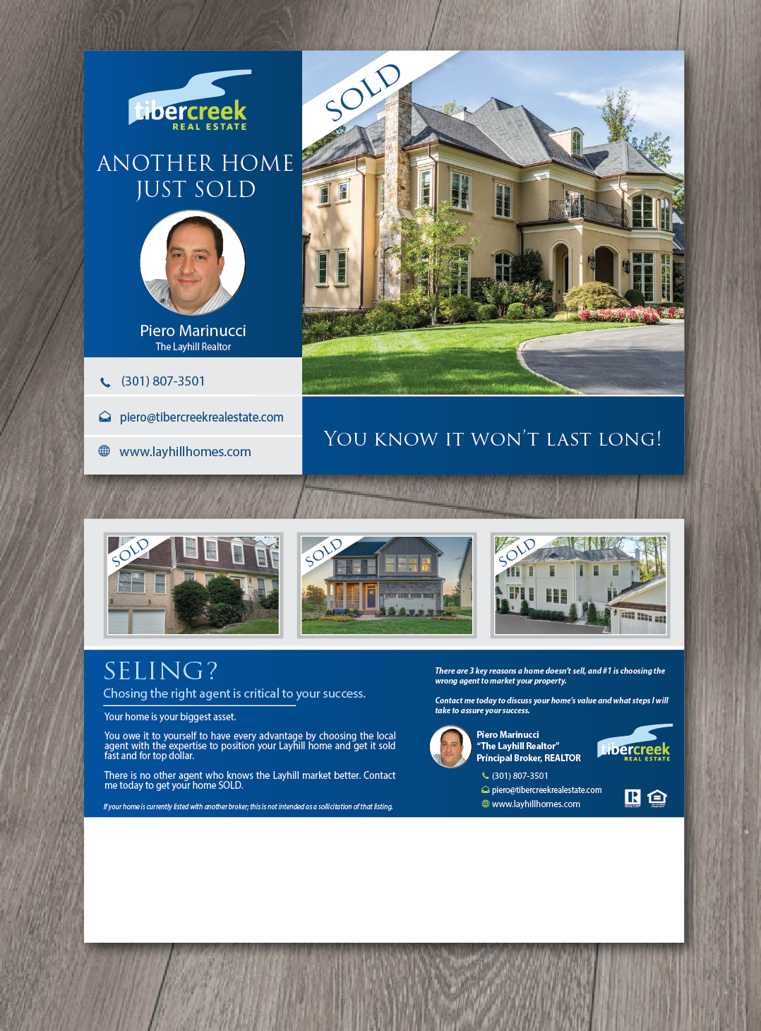 Postkarten-Design von alex989 für Tiber Creek Real Estate | Design #17797865