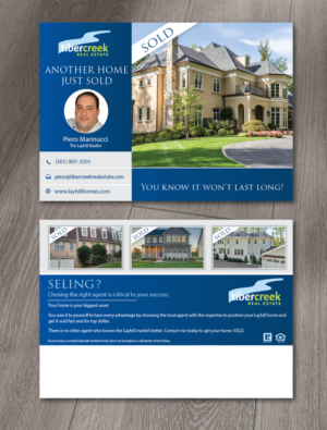 Real Estate Marketing Postcards need a fresh look, Front & Back | Postcard Design by alex989