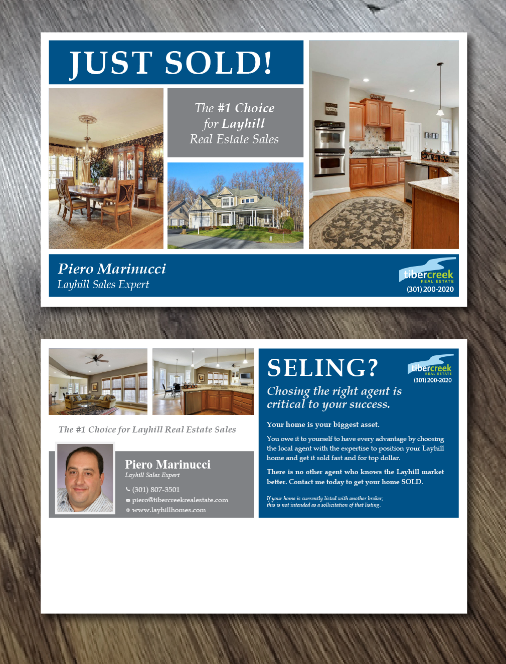 Design de Carte Postale par Alexandar pour Tiber Creek Real Estate | Design #17789031