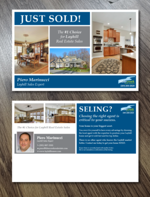 Postcard Design by Alexandar for Tiber Creek Real Estate | Design: #17789031