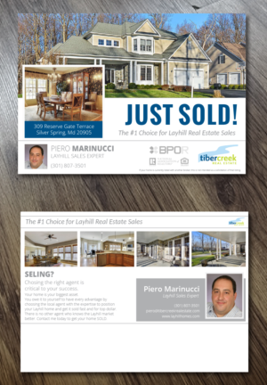 Postcard Design by Alexandar for Tiber Creek Real Estate | Design: #17791446