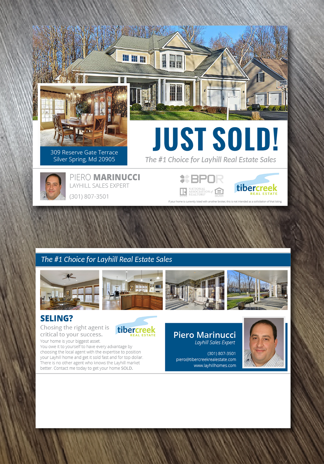 Postcard Design by Alexandar for Tiber Creek Real Estate | Design #17928900
