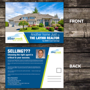 Design de Carte Postale par debdesign pour Tiber Creek Real Estate | Design : #17864226