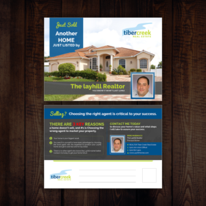 Postcard Design by debdesign for Tiber Creek Real Estate | Design: #18100057