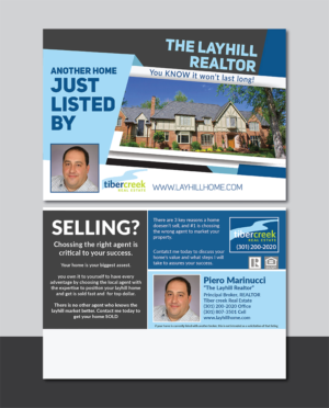 Design de Carte Postale par Deziners Zone pour Tiber Creek Real Estate | Design : #17788139