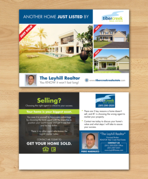 Postcard Design by ecorokerz for Tiber Creek Real Estate | Design: #17786078