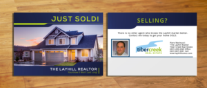 Design de Carte Postale par Mime Artworks pour Tiber Creek Real Estate | Design : #18074650