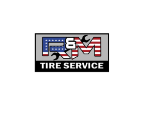 R and M Tire Service | Logo Design by NILDesigns