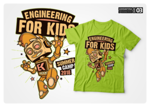 T-shirt Design by Gohsantosa for Engineering For Kids | Design: #17898415