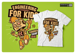 T-shirt Design by Gohsantosa for Engineering For Kids | Design: #17898459