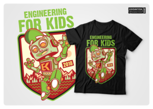 T-shirt Design by Gohsantosa for Engineering For Kids | Design #17917310