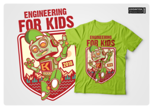 T-shirt Design by Gohsantosa for Engineering For Kids | Design: #17917312