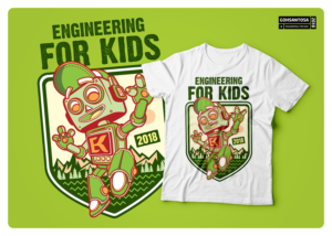 T-shirt Design by Gohsantosa for Engineering For Kids | Design: #17919739