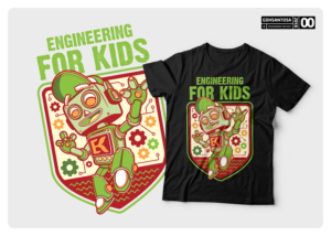T-shirt Design by Gohsantosa for Engineering For Kids | Design: #17947914