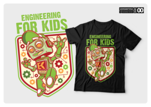 T-shirt Design by Gohsantosa for Engineering For Kids | Design: #17975172