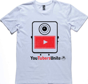 YouTubers Unite - T-Shirt Design | T-shirt Design by creative gravity