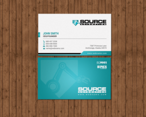 Design de Carte de Visite par chandrayaan.creative pour Source Automation Inc | Design : #17799157