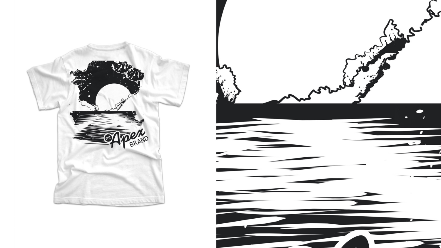 T-shirt Design by Abidamar for The Apex Brand. | Design #17810718