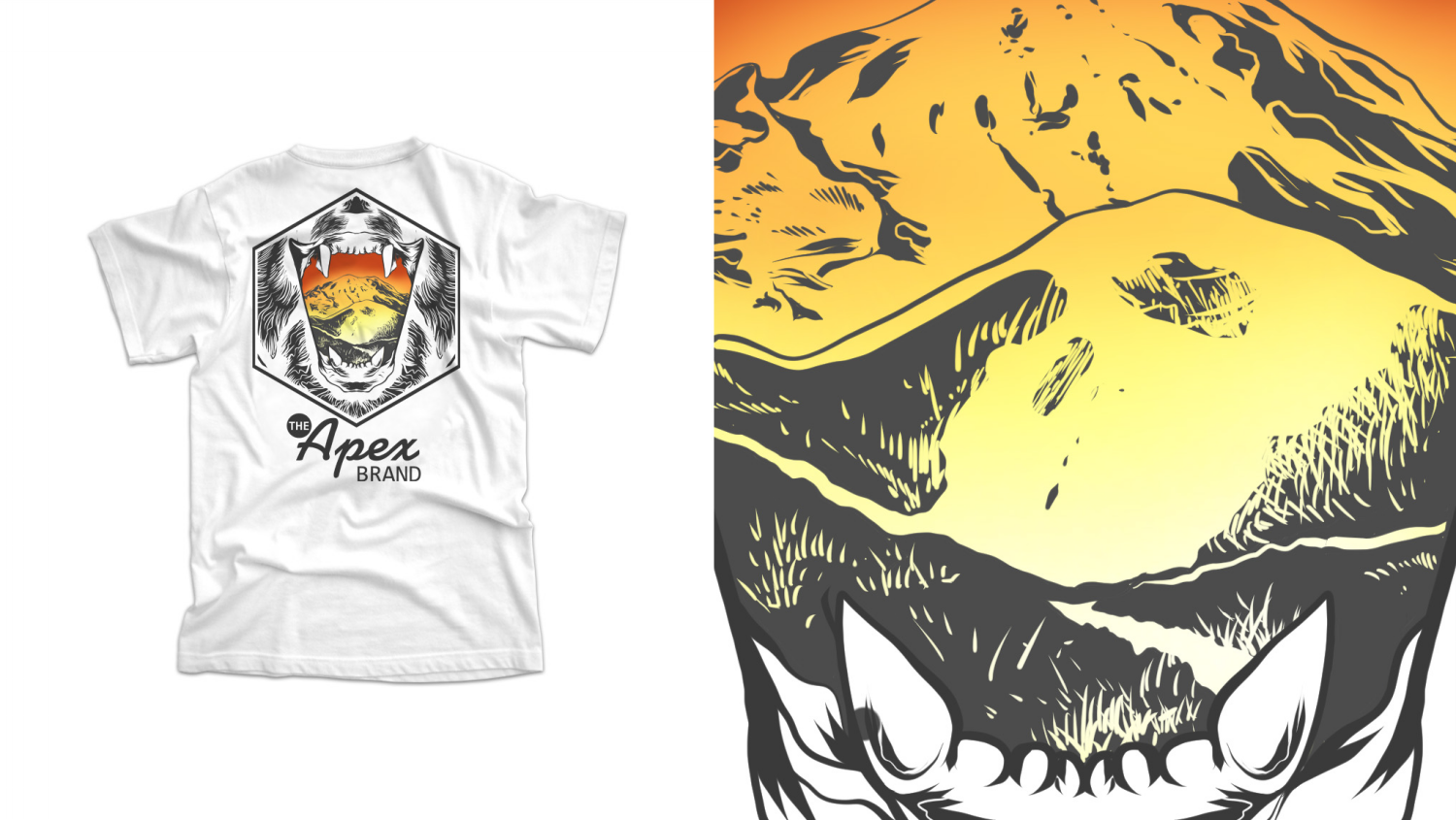 T-shirt Design by Abidamar for The Apex Brand. | Design #17810730