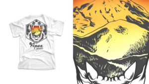 T-shirt Design by Abidamar for The Apex Brand. | Design: #17810730