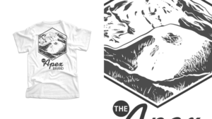 T-Shirt-Design von Abidamar für The Apex Brand. | Design #17810738