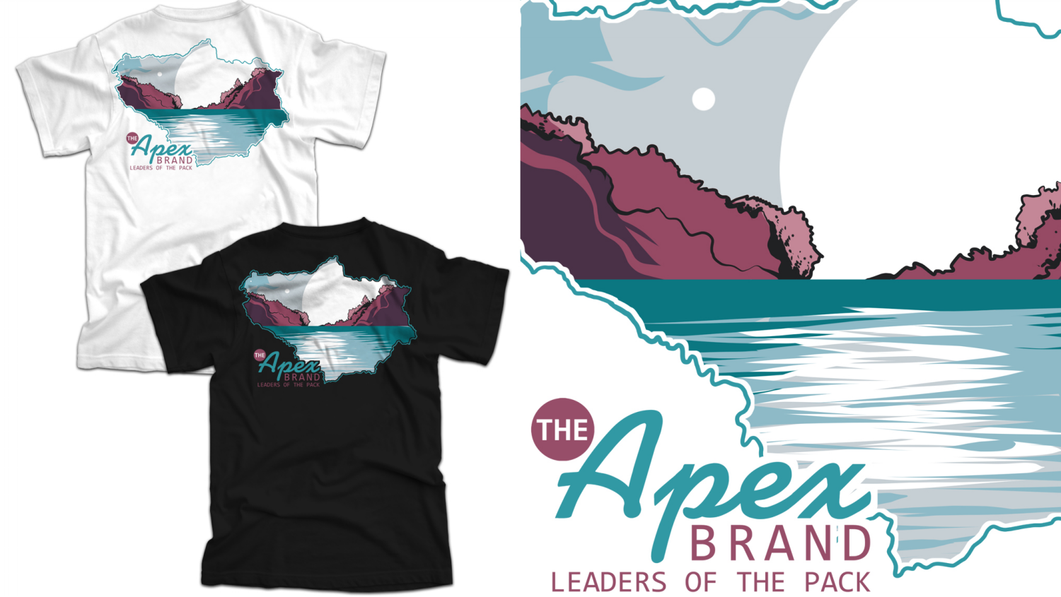 T-shirt Design by Abidamar for The Apex Brand. | Design #17816083