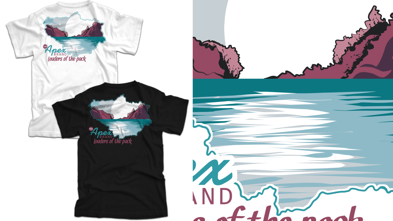 T-shirt Design by Abidamar for The Apex Brand. | Design #17822636