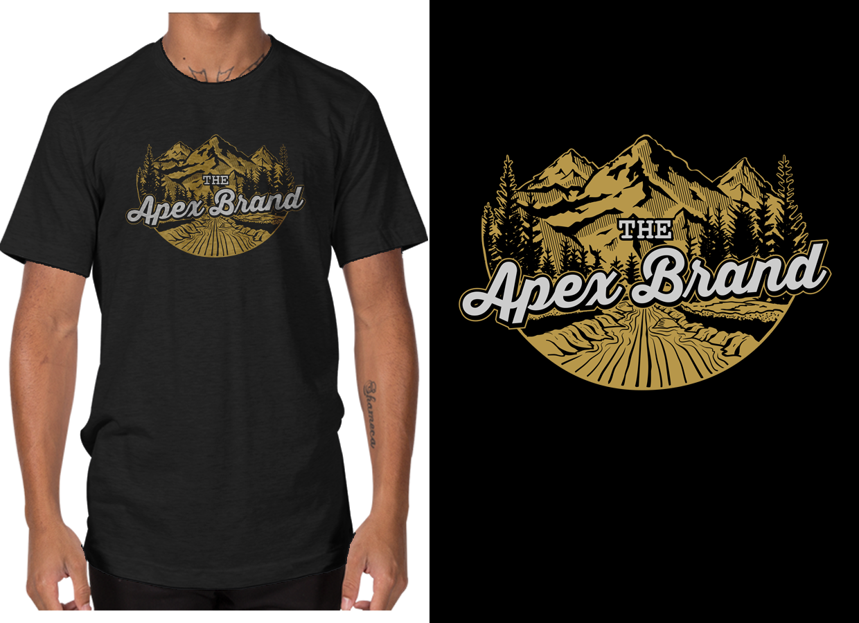 T-shirt Design by a.o.d for The Apex Brand. | Design #17812777